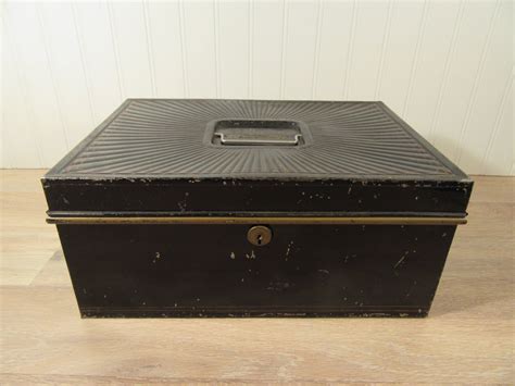 black metal box for sale|black metal box with lid.